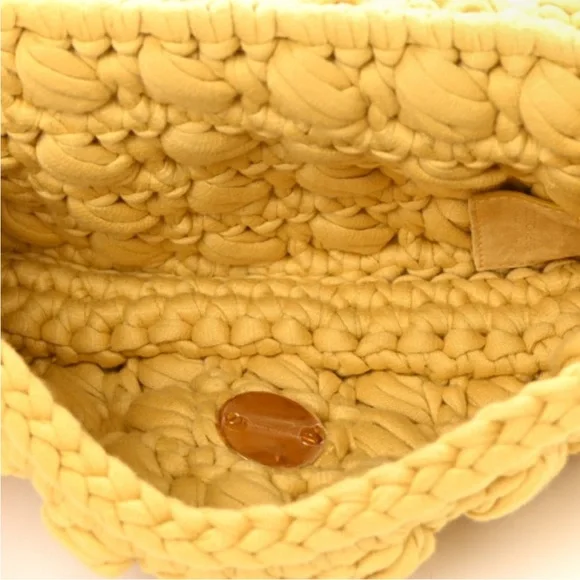 Bottega Veneta Crochet Shoulder Bag with Chain Link Strap - Picture 5 of 6